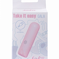Перезаряжаемая вибропуля Take it Easy Gala Pink