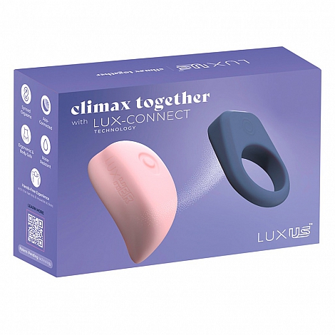 Набор Kiiroo Luxus: интерактивный вибратор LuxHer + эрекционное кольцо LuxHim