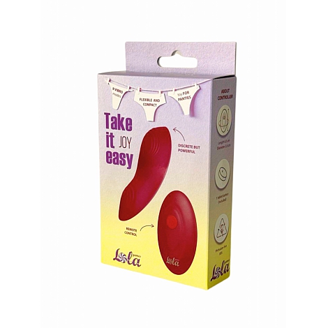 Перезаряжаемый вибратор в трусики Take it Easy Joy