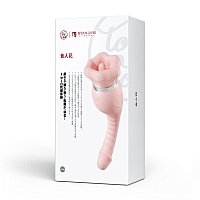 Вибратор с функцией всасывания и покусывания BeYourLover Seductive Blossom