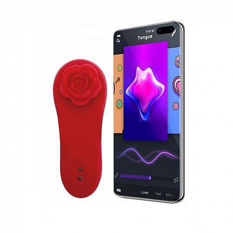 Вибратор в трусики красный Magic Motion Funtown Caleo