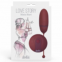 Виброяйцо на пульте управления Love Story Mata Hari wine red