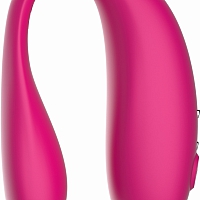 Парный вибромассажер с приложением TWIN Pink