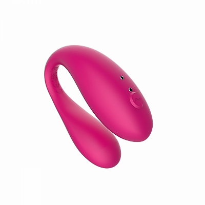 Парный вибромассажер с приложением TWIN Pink