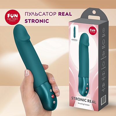 Пульсатор Fun Factory Stronic Real зелёный