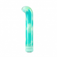 Компактный зеленый вибратор из стекла BeYourLover Magic Cane
