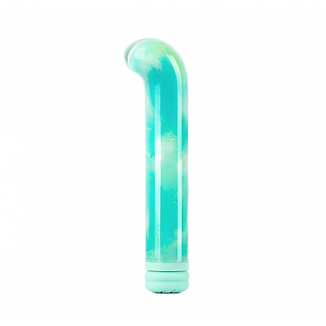Компактный зеленый вибратор из стекла BeYourLover Magic Cane