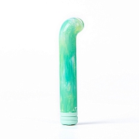Компактный зеленый вибратор из стекла BeYourLover Magic Cane