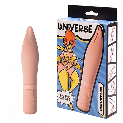 Перезаряжаемый вибратор Universe BonBon’s Powerful Spear Beige