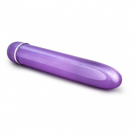 Вибромассажер с жемчужной поверхностью и 7-ю режимами Sexy Things Slimline Vibe Purple