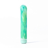 Компактный зеленый вибратор из стекла BeYourLover Magic Cane