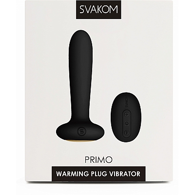 Интеллектуальная анальная вибропробка Primo Black