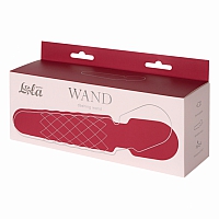 Мощный вибромассажер-вонд с подвижной головкой Dashing Wand Red