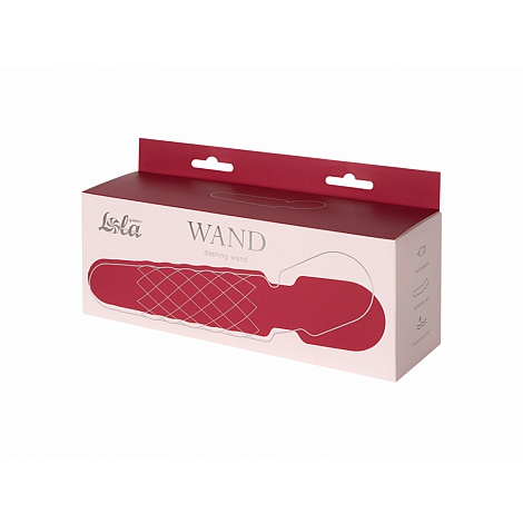 Мощный вибромассажер-вонд с подвижной головкой Dashing Wand Red