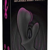 Надувной вибратор Кролик