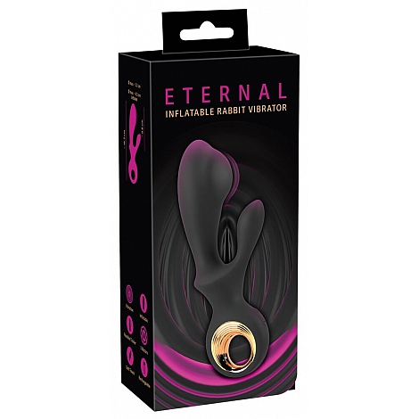 Надувной вибратор Кролик