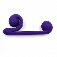 Вибромассажер для двойной стимуляции Snail Vibe фиолетовый