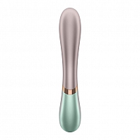 Вибромассажер розово-зеленый с управлением через приложение Satisfyer Hot Lover