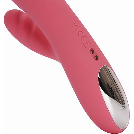 Возвратно-поступательный вибратор со стимулятором клитора Svakom Avery Strawberry Pink