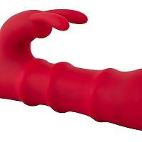 Вибратор кролик с 3 подвижными кольцами