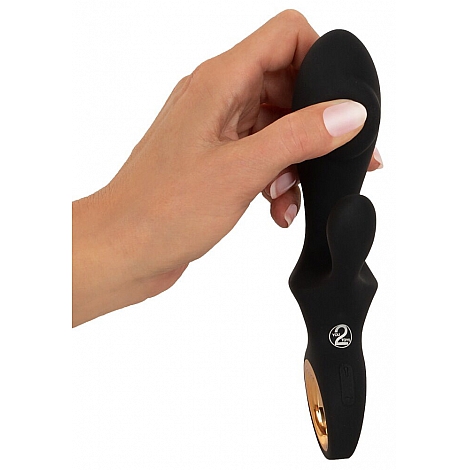 Надувной вибратор Кролик