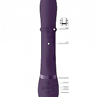 Вибромассажер-кролик со стимулирующим кольцом и функцией "мгновенный оргазм" Halo