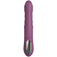 Силиконовый вибратор с эффектом фрикций Purple