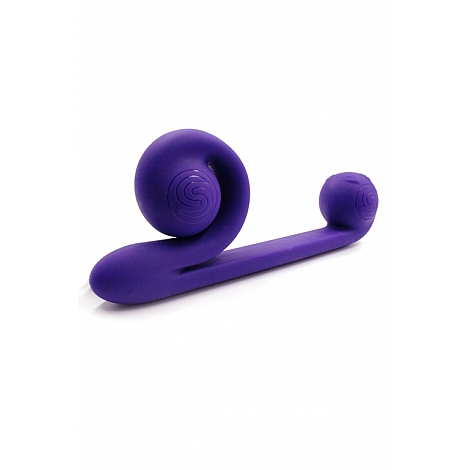 Вибромассажер для двойной стимуляции Snail Vibe фиолетовый