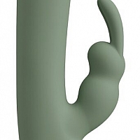 Тонкий вибратор Кролик Olive