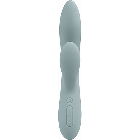 Вибратор-кролик с функцией нагрева Svakom Chika Turquoise Grey