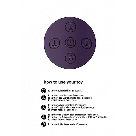 Вибромассажер-кролик со стимулирующим кольцом и функцией "мгновенный оргазм" Halo