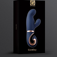 Вибратор-кролик для стимуляции точки G и клитора Gvibe Gentley Caribbean Blue