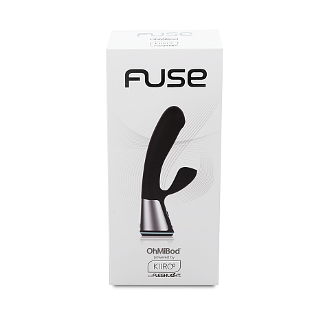 Интерактивный вибратор черный Kiiroo OhMiBod Fuse