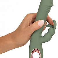 Тонкий вибратор Кролик Olive