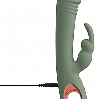 Тонкий вибратор Кролик Olive