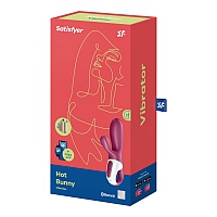 Вибратор-кролик с функцией нагрева Satisfyer Hot Bunny