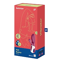 Вибратор-кролик с функцией нагрева Satisfyer Hot Bunny