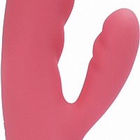Возвратно-поступательный вибратор со стимулятором клитора Svakom Avery Strawberry Pink