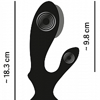 Надувной вибратор Кролик