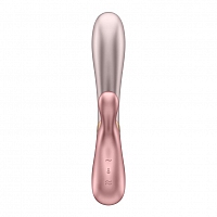 Вибромассажер розовый с управлением через приложение Satisfyer Hot Lover