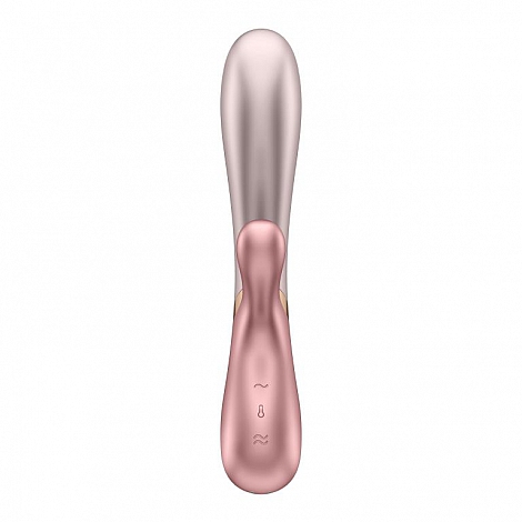 Вибромассажер розовый с управлением через приложение Satisfyer Hot Lover