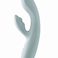 Вибратор-кролик с функцией нагрева Svakom Chika Turquoise Grey