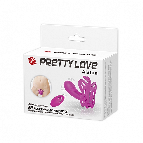 Вибратор для точки g и клитора Alston Pretty Love черный