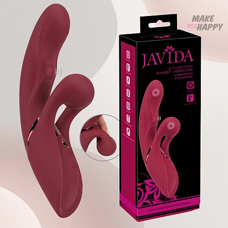 Вибратор кролик с 2 функциями Javida
