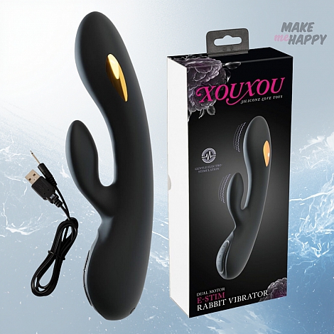 Вибратор с электростимуляцией XouXou E-Stim Rabbit