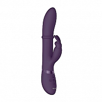 Вибромассажер-кролик со стимулирующим кольцом и функцией "мгновенный оргазм" Halo