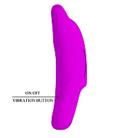 Насадка на палец с вибрацией розовая Pretty love