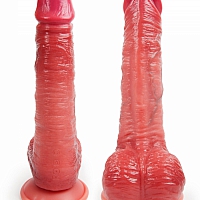 Вибромассажер с возвратно-поступательной стимуляцией на пульте управления, 19 см