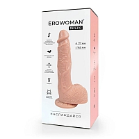 Вибромассажер Erowomen с ротацией, 16,5 см