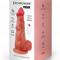 Вибромассажер Erowomen на пульте управления, 25 см